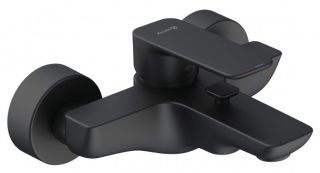 Смеситель для ванны и душа Kludi Pure&Style чёрный матовый 406813975